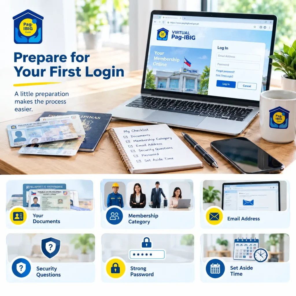How to Prepare for Your First Login