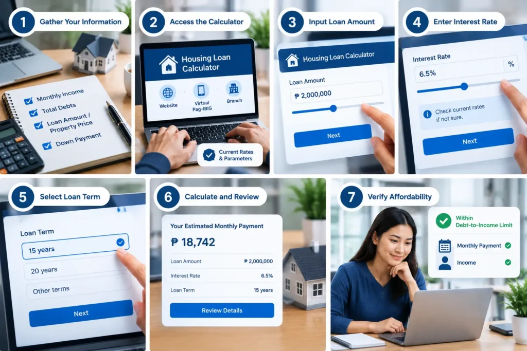 How to Use the Housing Loan Calculator